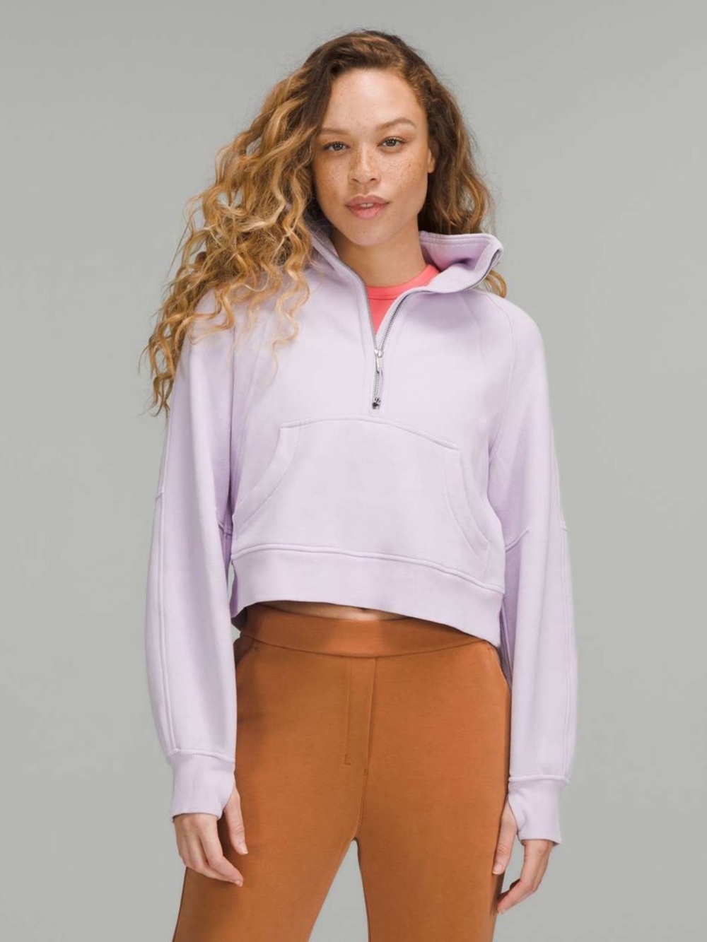 Lululemon Scuba Oversized Funnel Neck Half-Zip